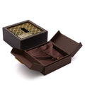 Traditional Gold Double-Opening Jewelry Box High-End Packaging Box Jewelry Gift Box Jade Gold Jewelry Box