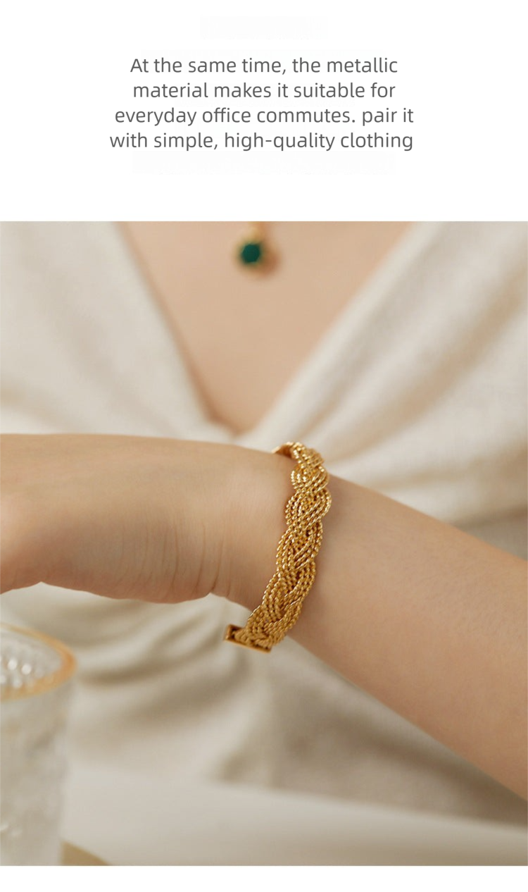 French Retro Simple Elegant Fashion Classic Design Light Luxury Bracelet David Gold Necklacedavid gold necklace