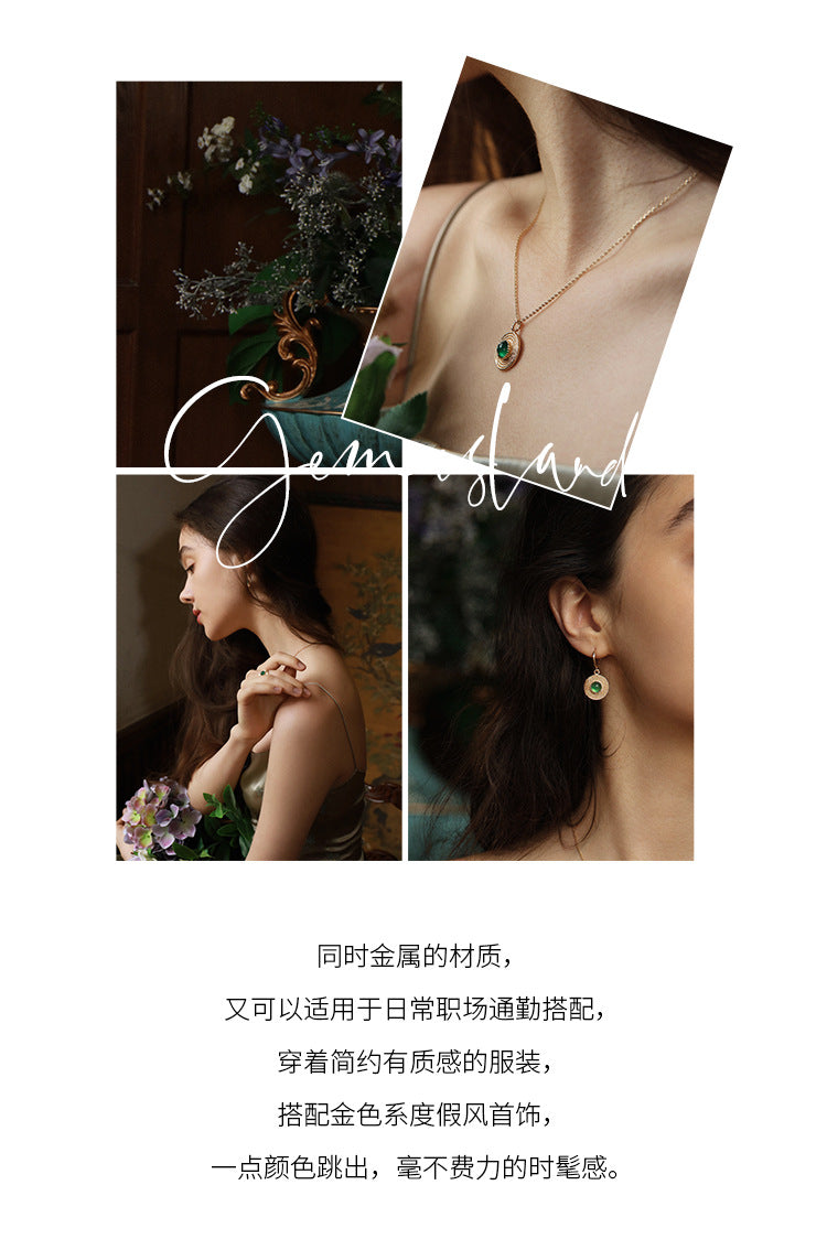 Copper Alloy Ring French Style Elegant Lazy Design Quality New Light Luxury Necklace