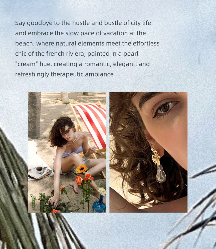 Flower Earrings Niche High-End Earrings Vintage Light Luxury Stud Earrings Women Jewelry Gold Necklacejewelry gold necklace001