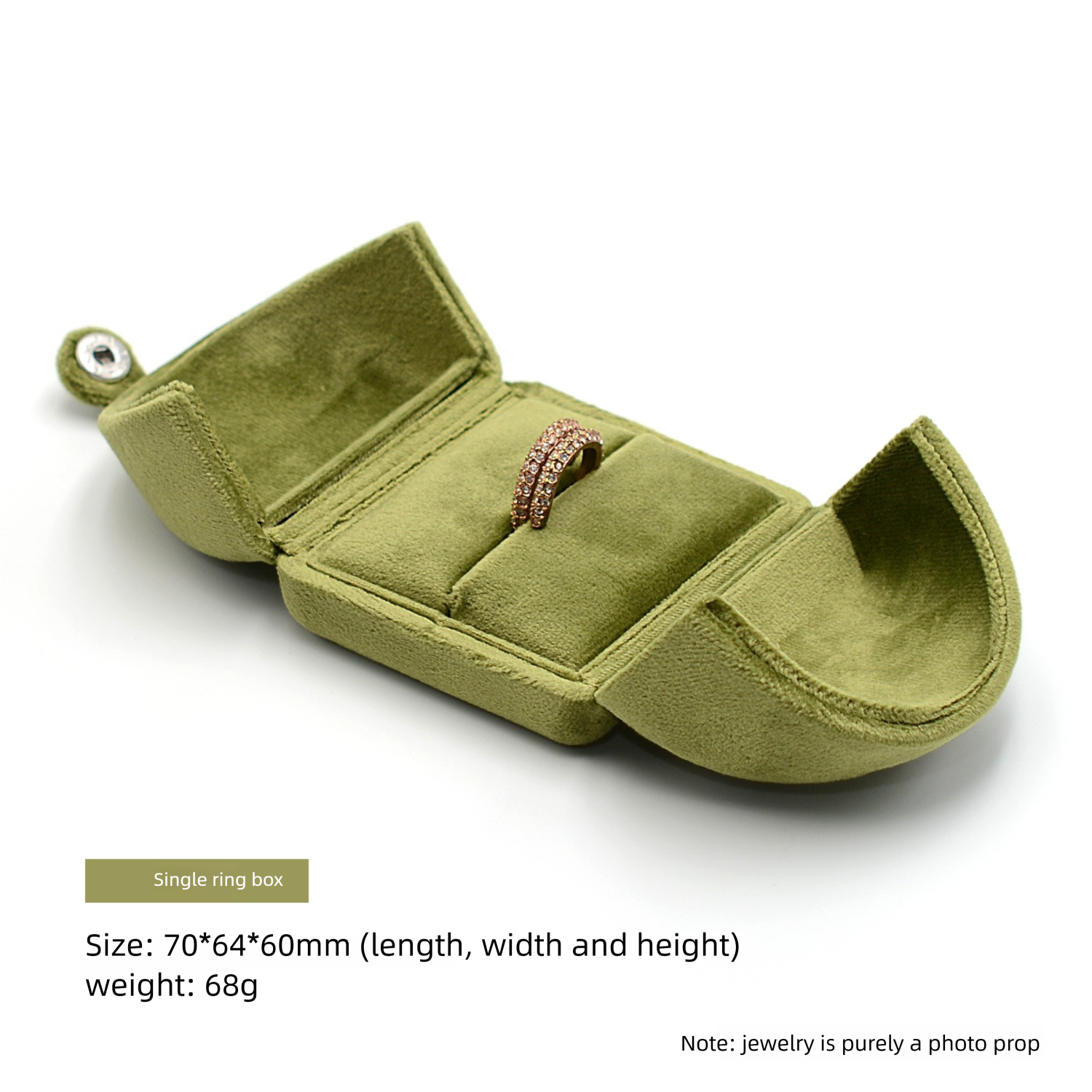 Double Door Velvet Ring Box Pair Ring Box Earring Box Pendant Box Stud Box Bracelet Box Bangle Box