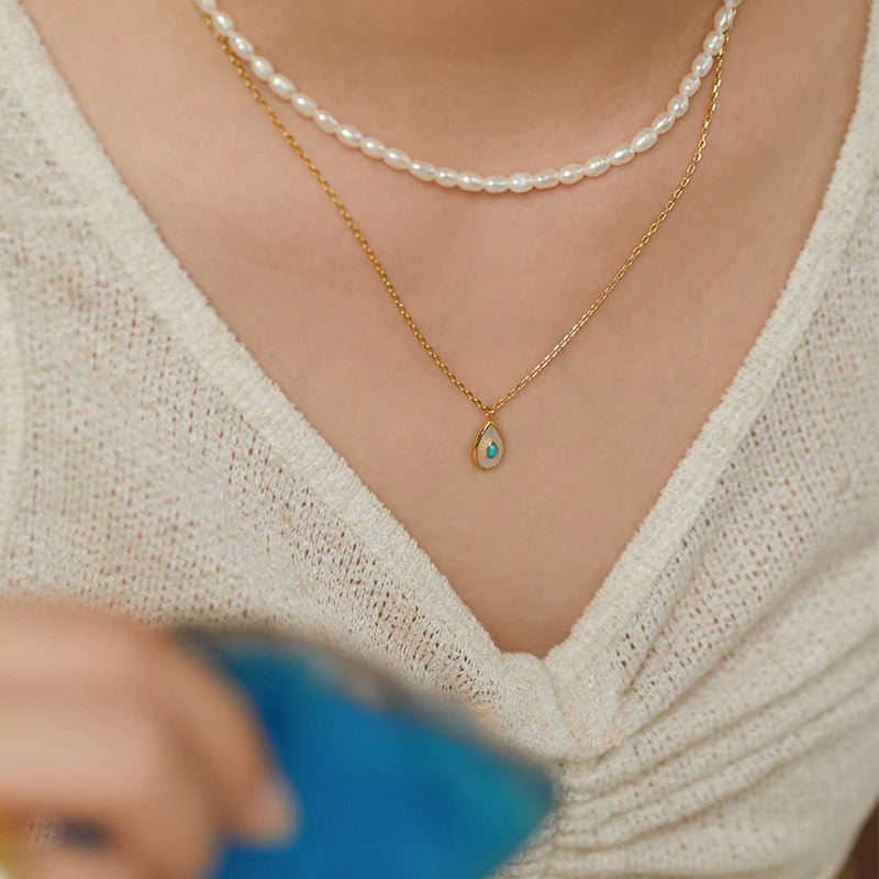 Chain 925 Silver French Light Luxury Design Fashion Simple Style Necklace Pendant Gold Necklace Davidgold necklace david002002