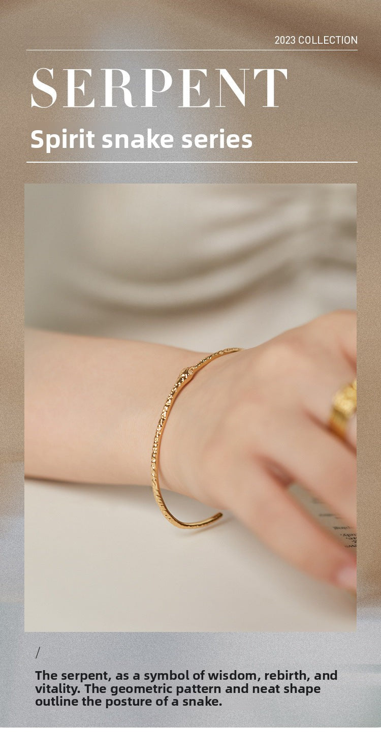 Copper Alloy Synthetic Zircon Bracelet French Style Elegant Light Luxury Retro Simple Fashion Bracelet Jewelry Gold Necklace Davidjewelry gold necklace david