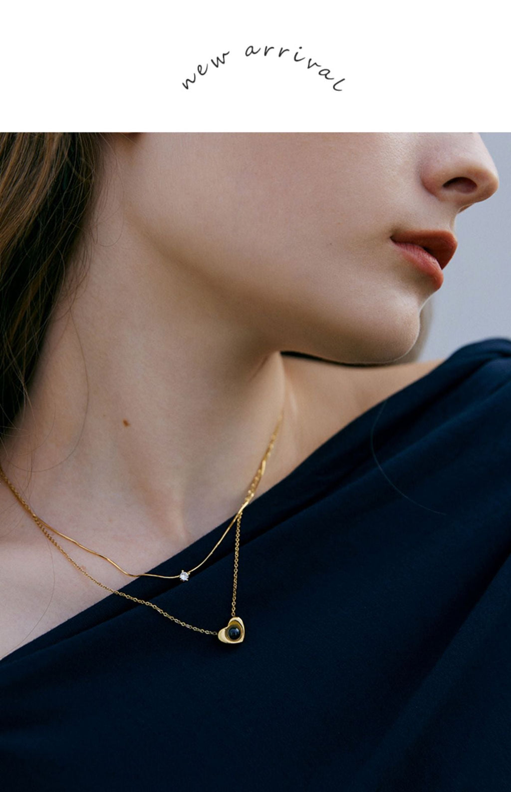 Chain 925 Silver Synthetic Zircon Silver Necklace Light Luxury Niche Minimalist Choker Petite Gold Collarbone Chain David Jewelrydavid jewelry002