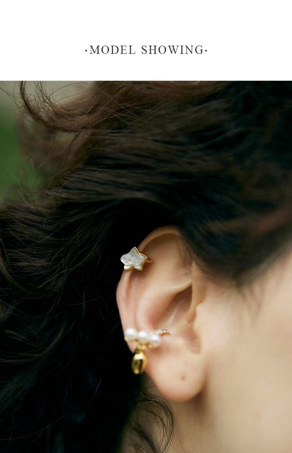 Copper Alloy Enamel Earrings Butterfly Orchid Ear Clips for Women Without Pierced Ears Light Luxury High-end French Niche Earrings Gold Necklace Jewelry Davidgold necklace jewelry david