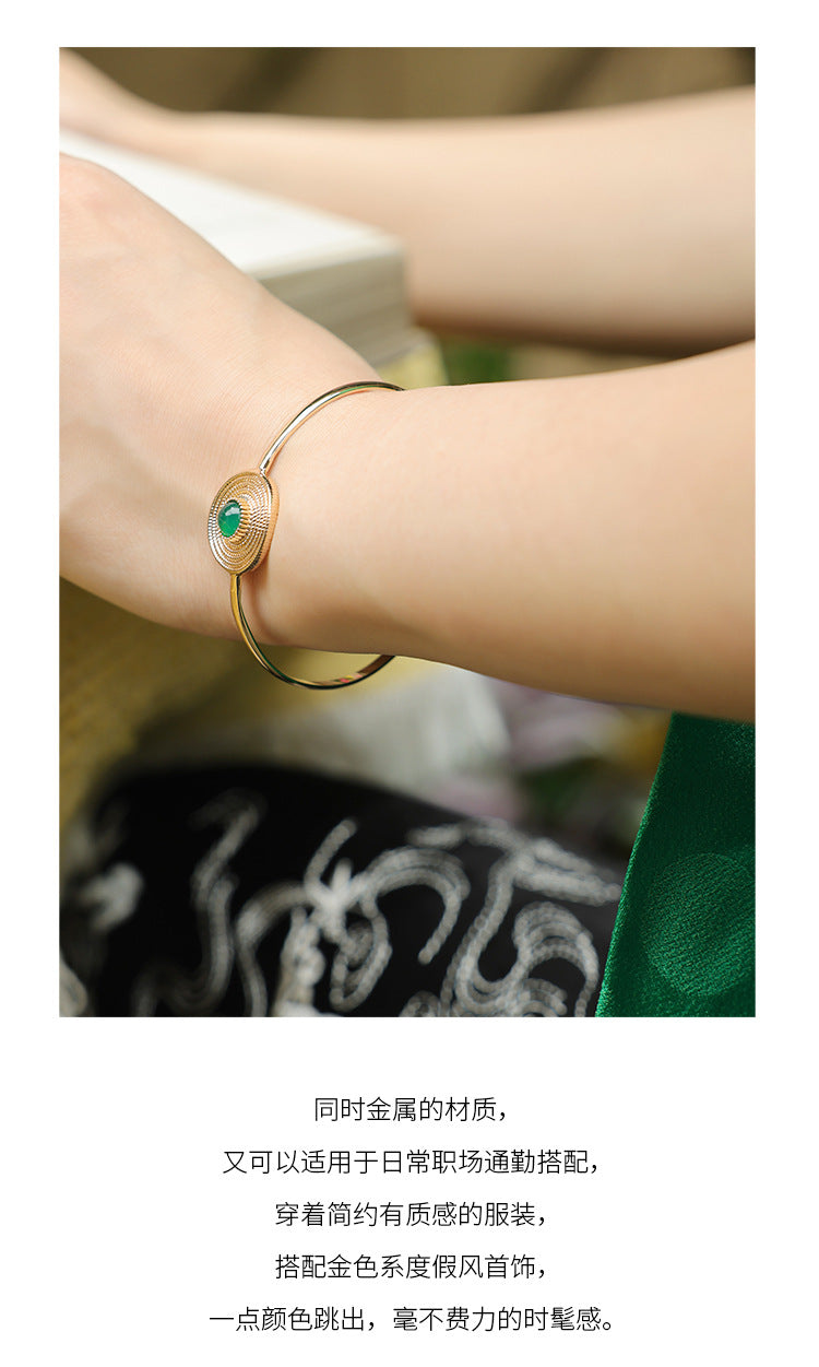 South French Style Bracelet Elegant Simple French Retro Personality Fashion Bracelet David Gold Necklace Jewelrydavid gold necklace jewelry