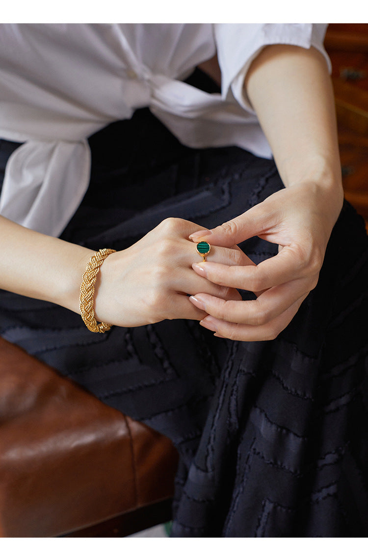 French Retro Simple Elegant Fashion Classic Design Light Luxury Bracelet David Gold Necklacedavid gold necklace