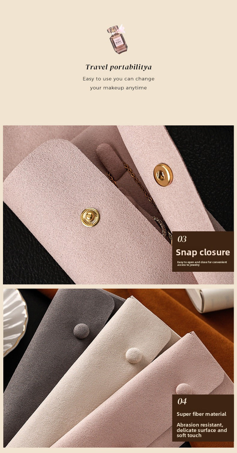 Jewelry Bag Small Bag High-end Portable Travel High-end Necklace Jewelry Storage Box Ring Amazon Jewelry Bag Tiffany Gold Necklace Jewelry DavidTiffany gold necklace jewelry david