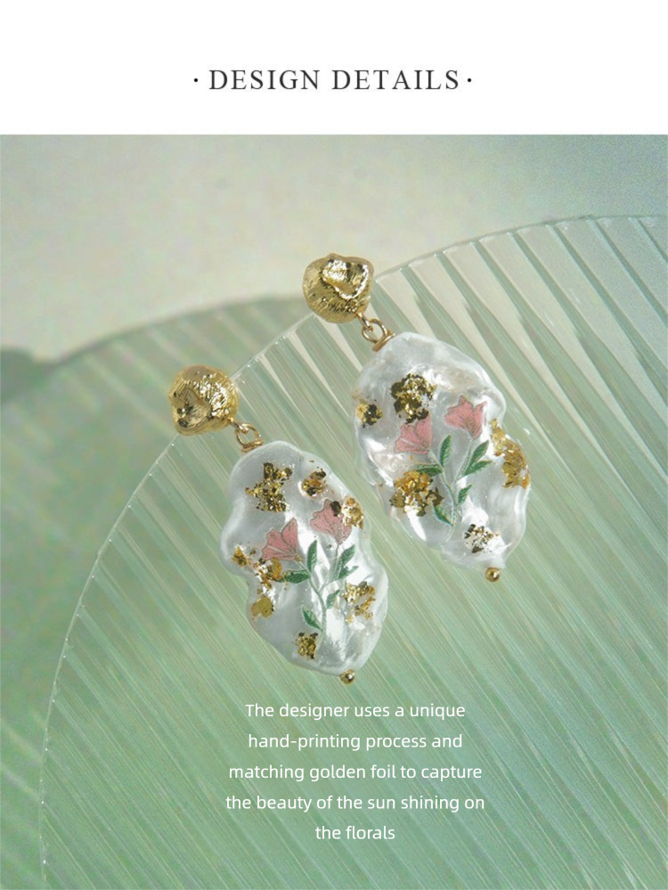 Copper Alloy Imitation Pearl Earrings Baroque Pearl Earrings High-end Light Luxury Style Vintage Pendant Earrings David Jewelry Gold 001Necklacedavid 001jewelry gold necklace001