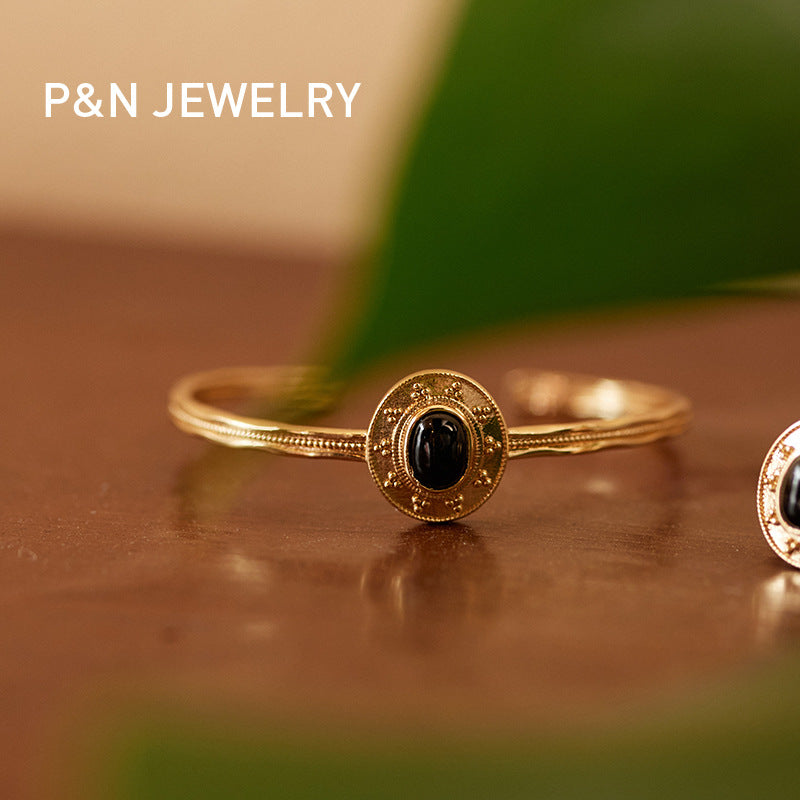 Copper Alloy Bracelet French Simple Elegant Vintage Light Luxury Bracelet Bangle