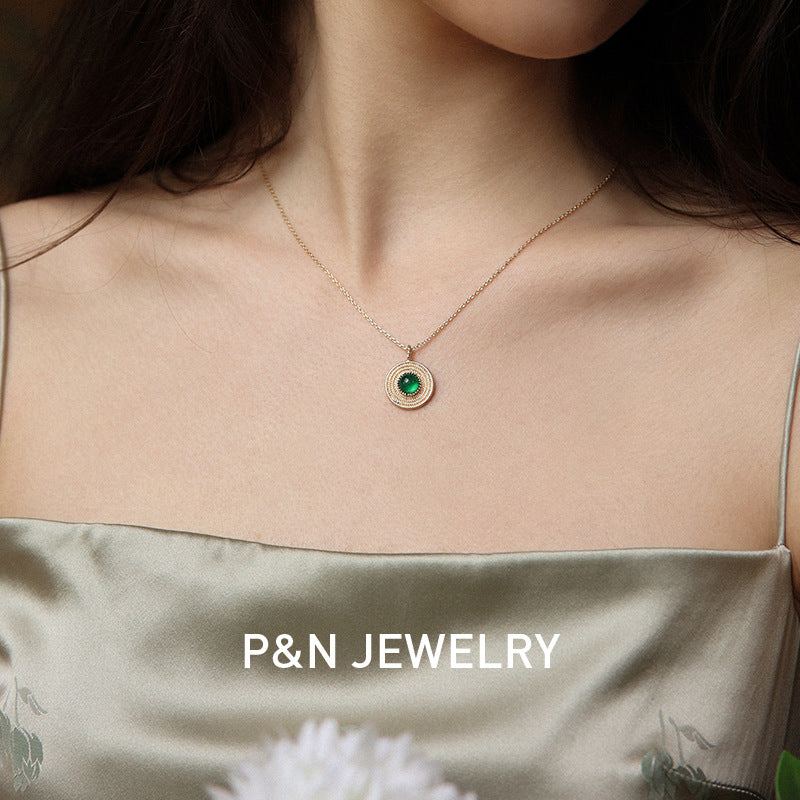 Copper Alloy Ring French Style Elegant Lazy Design Quality New Light Luxury Necklace