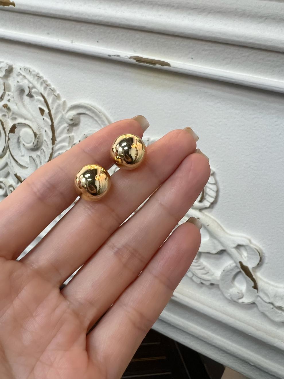 French Retro Style Fashion Versatile Simple Earrings Gold Necklace Davidgold necklace david001