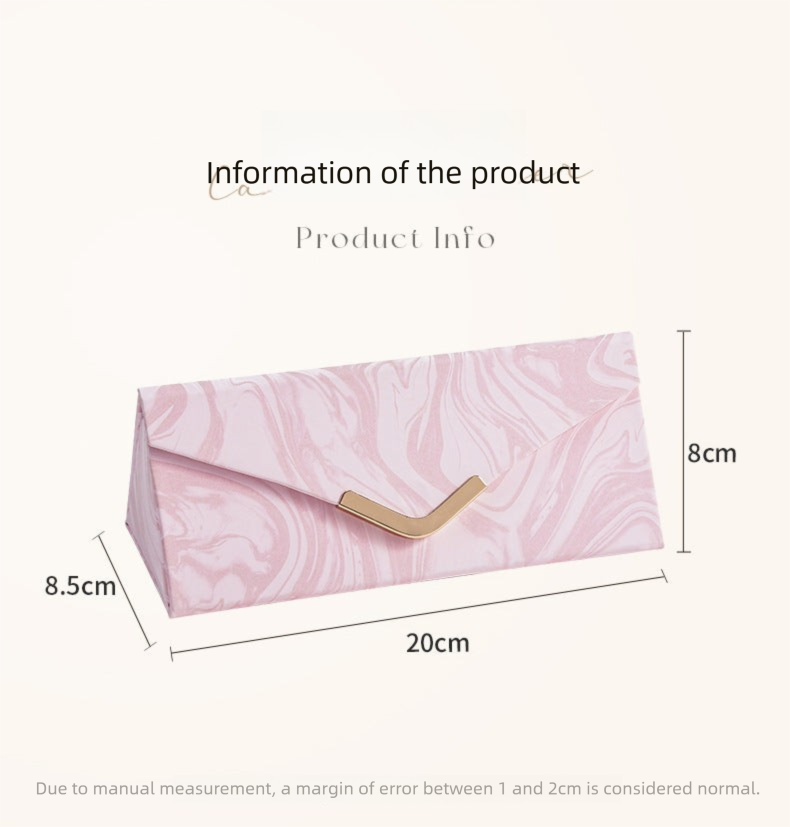 davidCross-Border Direct Supply Jewelry Box Luxury Foldable Jewelry Box Earrings Rings Necklaces Storage Jewelry Glasses Storage Box