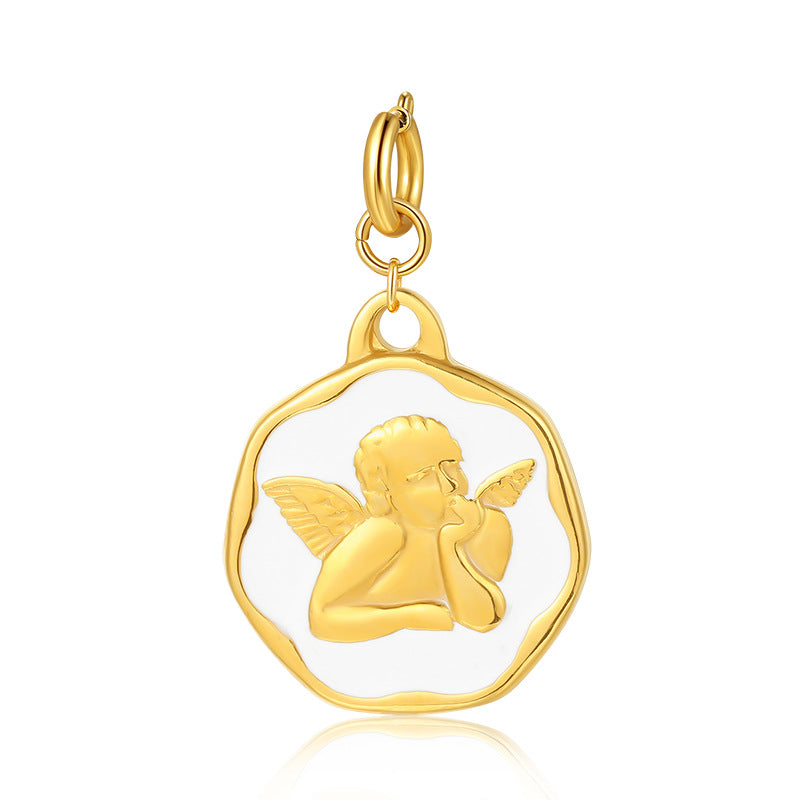 Copper Alloy Pendant [Exclusive for Fans] Antique Feel Gold Coin Vintage Jewelry Pendant David Jewelrydavid jewelry