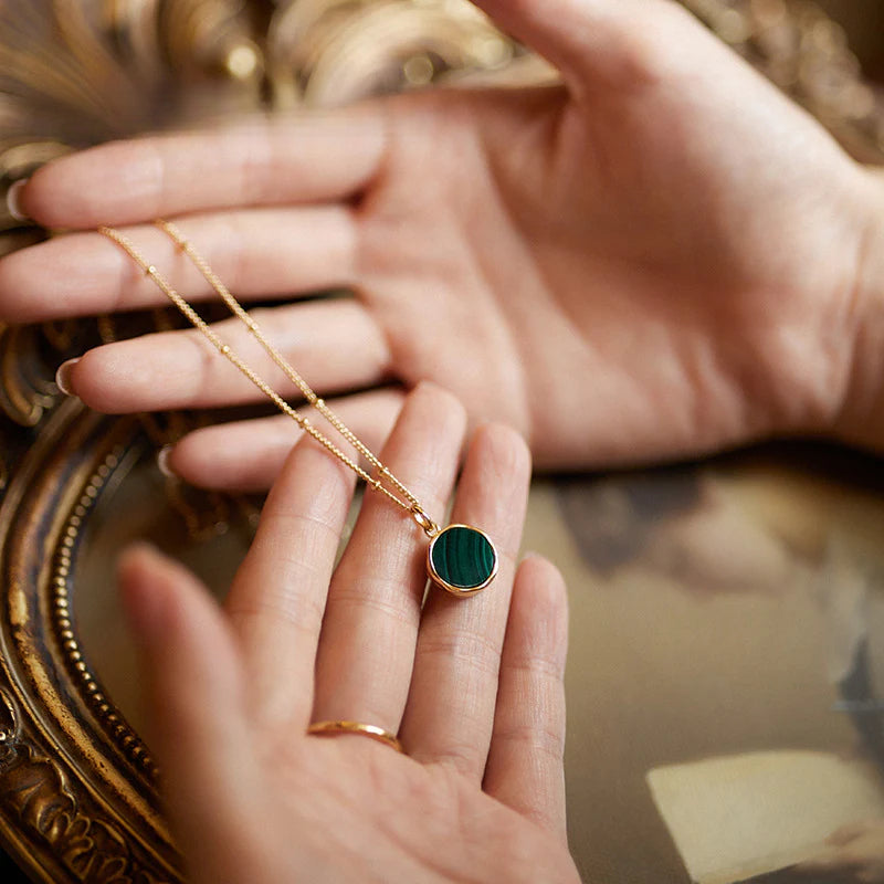 French Style Lazy Temperament Fashion Retro Light Luxury Necklace Pendant David Gold Necklace Jewelrydavid gold necklace jewelry002