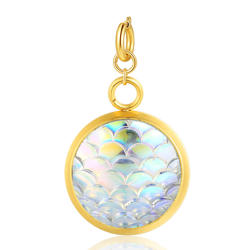 Copper Alloy Pendant [Exclusive for Fans] Antique Feel Gold Coin Vintage Jewelry Pendant David Jewelrydavid jewelry