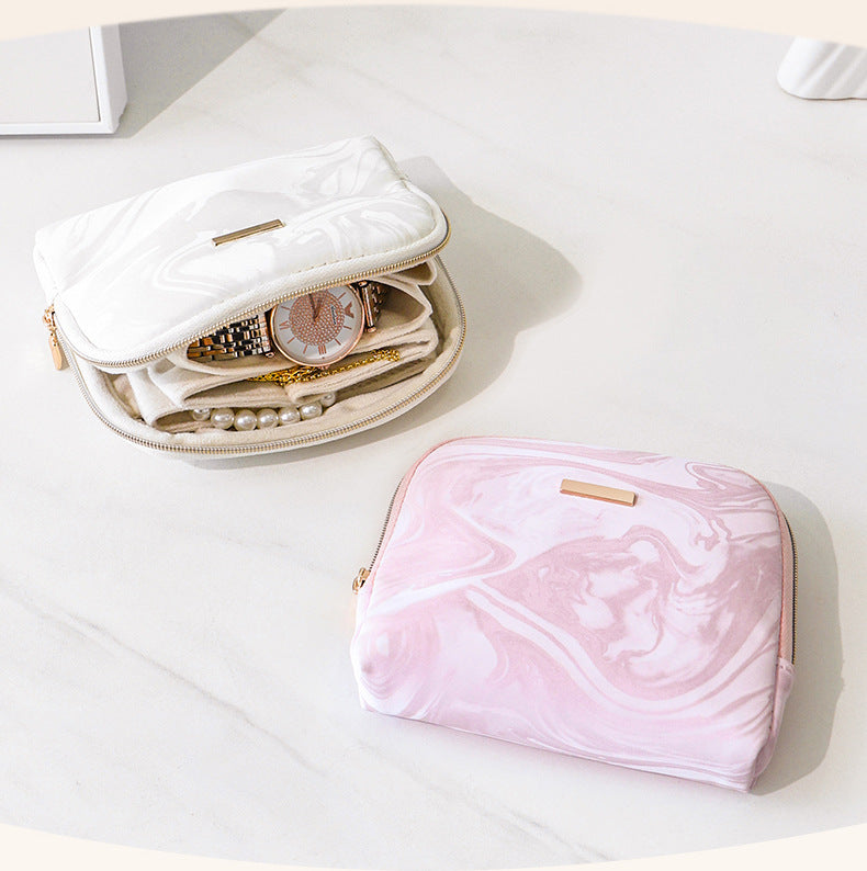 gold necklaceBracelet and Bracelet Storage Bag Jewelry Bag Multi-layer Travel Portable Storage Bag for Accessories and Cultural Artifacts