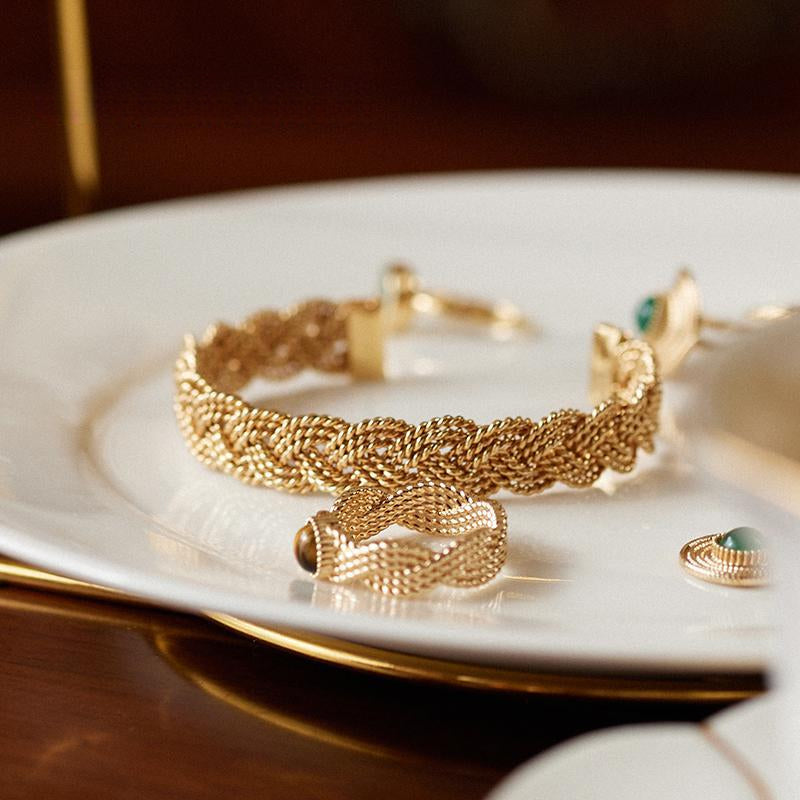 French Retro Simple Elegant Fashion Classic Design Light Luxury Bracelet David Gold Necklacedavid gold necklace