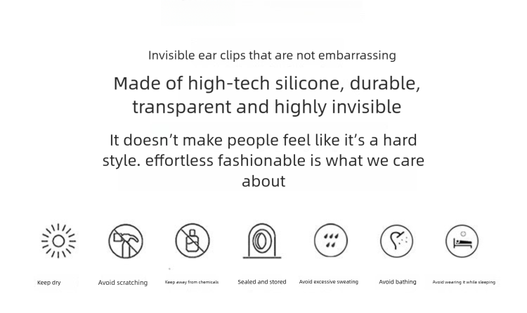 Ear Clip No Piercing Clip-on Earrings Clip Style French High-end Ear Bone Ear Jewelry Gold Necklace Jewelrygold necklace jewelry