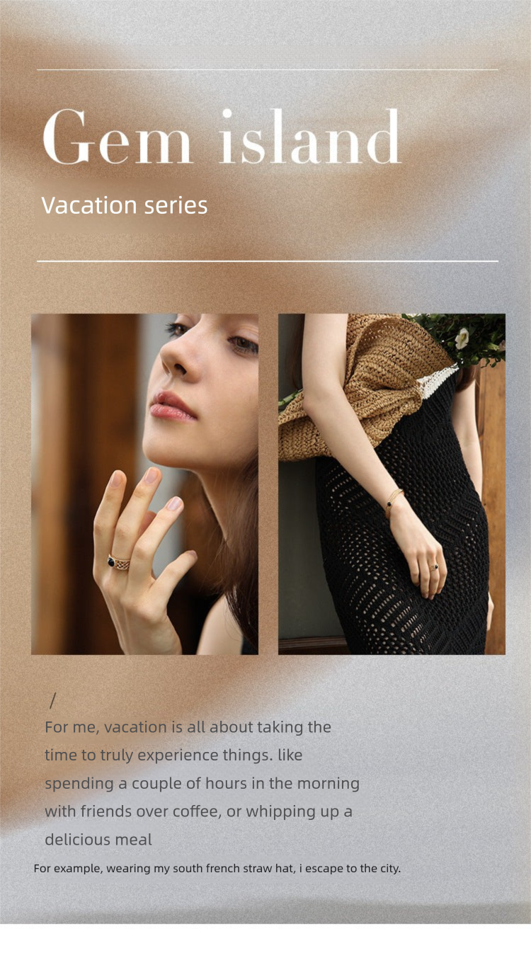 Copper Alloy Ring French Style Elegant Lazy Light Luxury Ring Jewelry Davidjewelry david003003