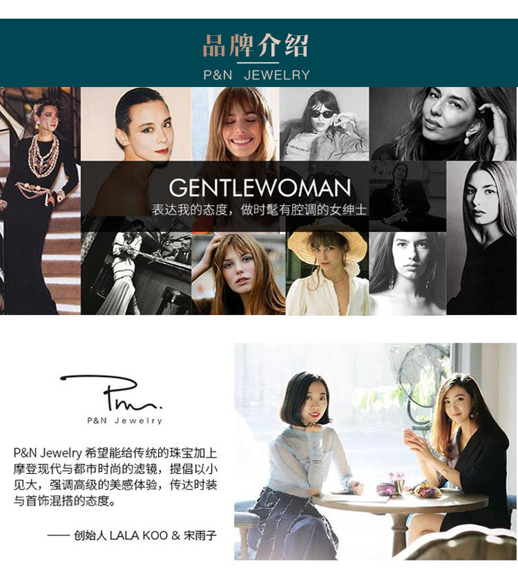 High-end Design Pure Silver Light Luxury Elegant Earrings Studs for Women Natural Pearl Ear Jewelry