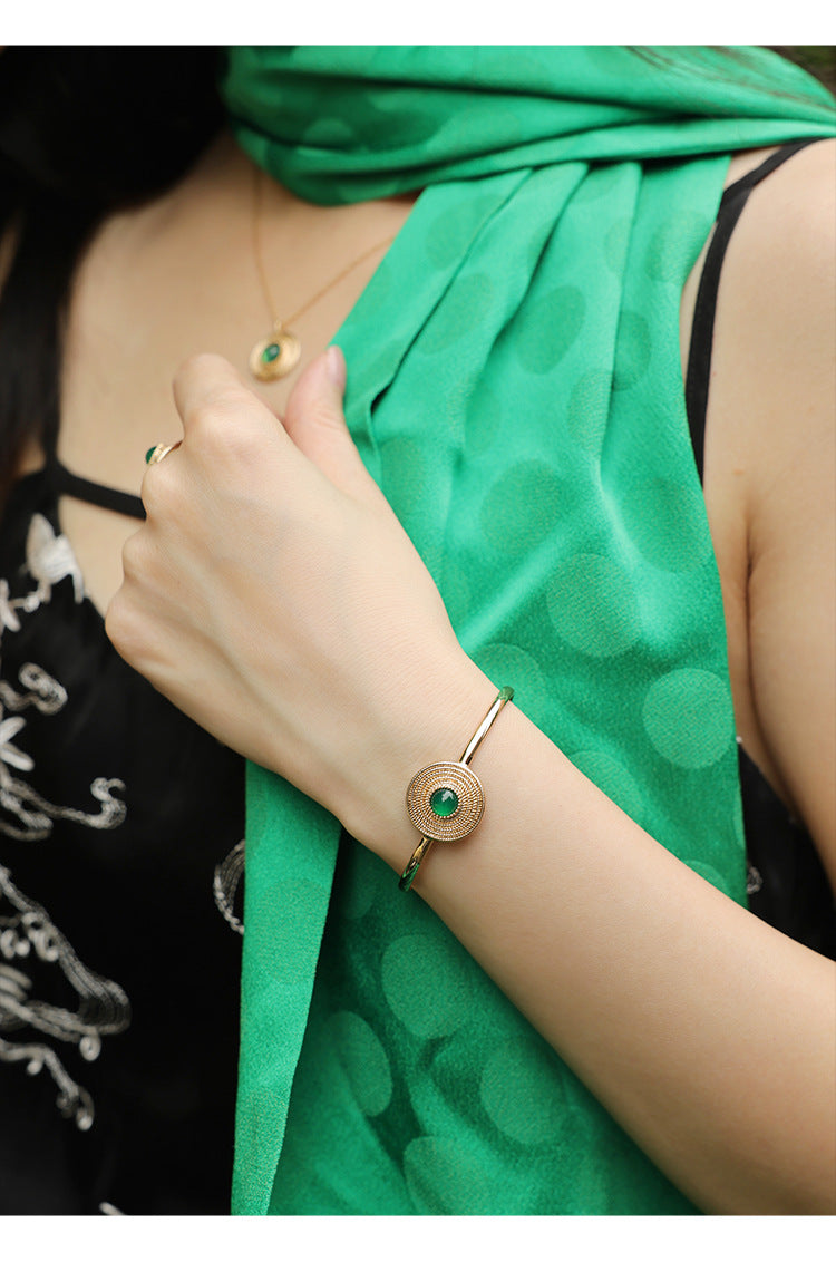 South French Style Bracelet Elegant Simple French Retro Personality Fashion Bracelet David Gold Necklace Jewelrydavid gold necklace jewelry