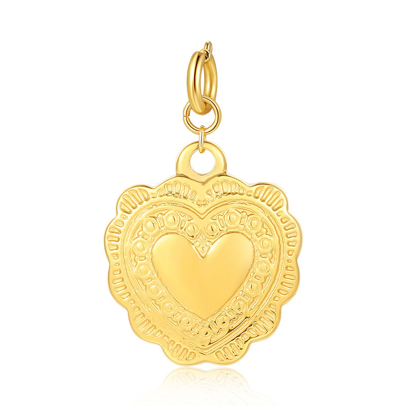 Copper Alloy Pendant [Exclusive for Fans] Antique Feel Gold Coin Vintage Jewelry Pendant David Jewelrydavid jewelry