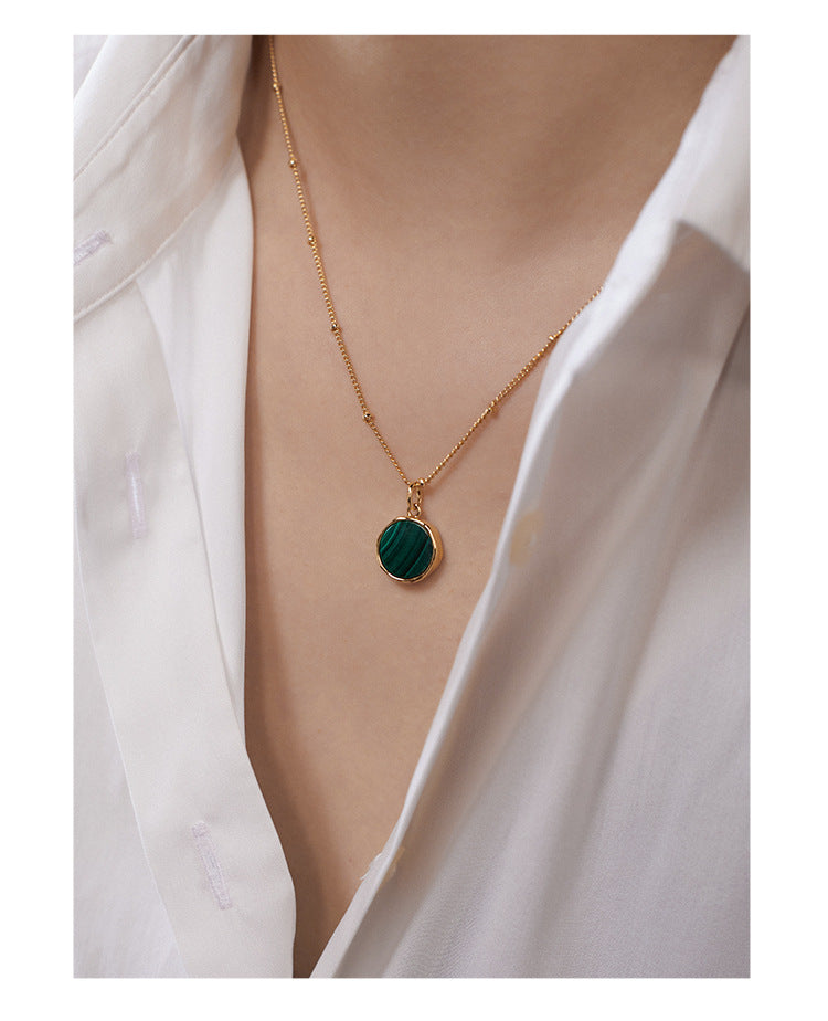 French Style Lazy Temperament Fashion Retro Light Luxury Necklace Pendant David Gold Necklace Jewelrydavid gold necklace jewelry002