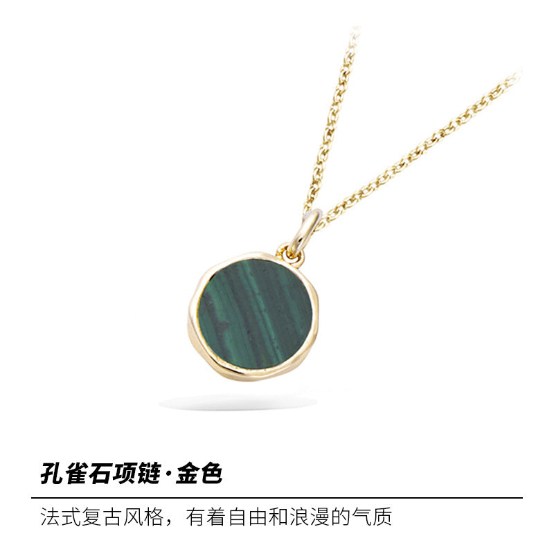 French Style Lazy Temperament Fashion Retro Light Luxury Necklace Pendant David Gold Necklace Jewelrydavid gold necklace jewelry002