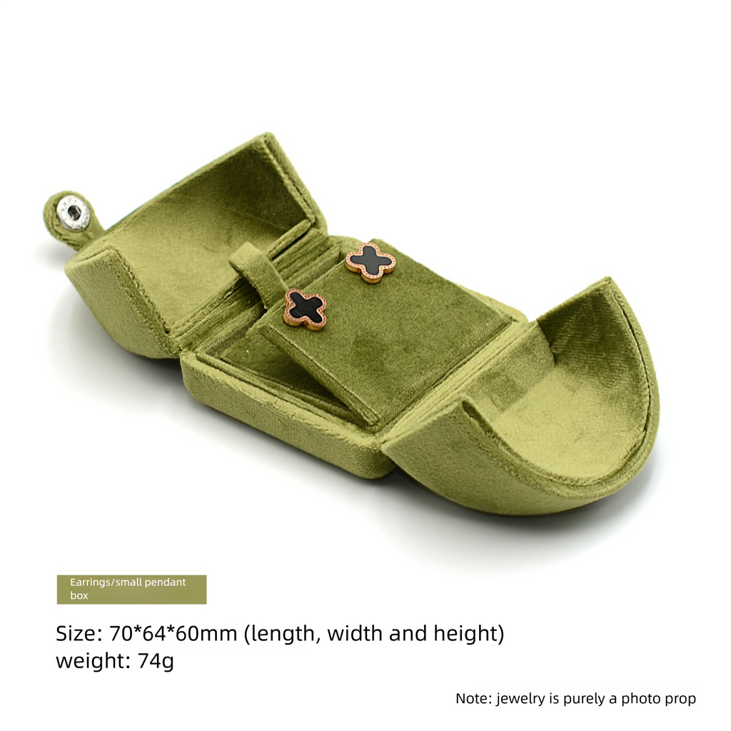 Double Door Velvet Ring Box Pair Ring Box Earring Box Pendant Box Stud Box Bracelet Box Bangle Box