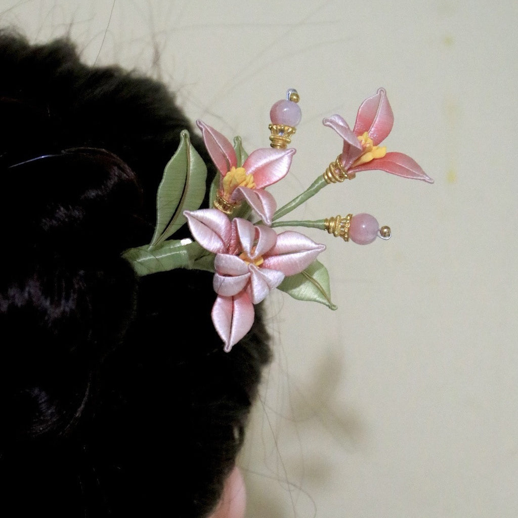 Intangible Cultural Heritage Flower Hairpin Chinese Style Jewelry
