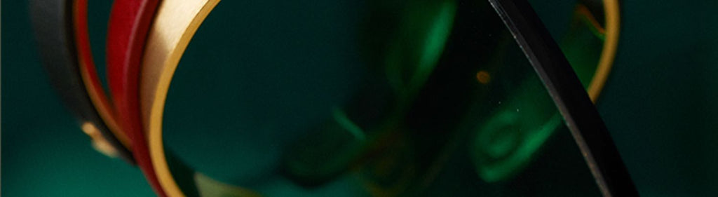 Titanium Steel Leather Bracelet Couple Bracelet Women's Niche Design Men's Accessories Light Luxury Style