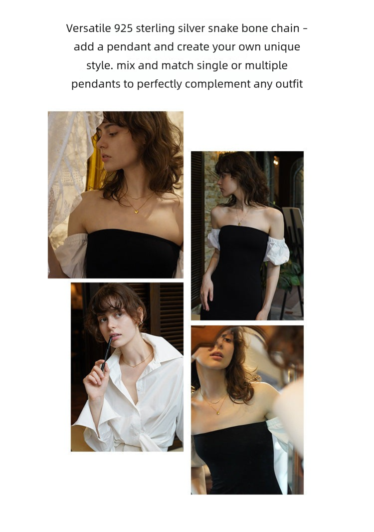 925 Silver Synthetic Zircon Pendant Necklace for Women, Light Luxury Four-Leaf Clover Jewelry Pendant, High-End Clavicle Chain Jewelry Gold Necklace Davidjewelry gold necklace david002