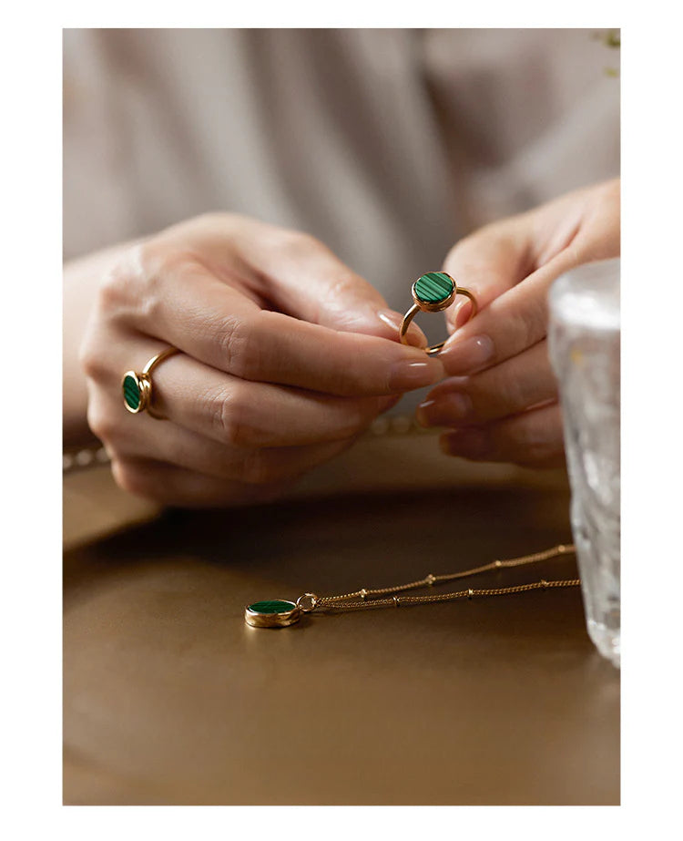 French Style Lazy Temperament Fashion Retro Light Luxury Necklace Pendant David Gold Necklace Jewelrydavid gold necklace jewelry002